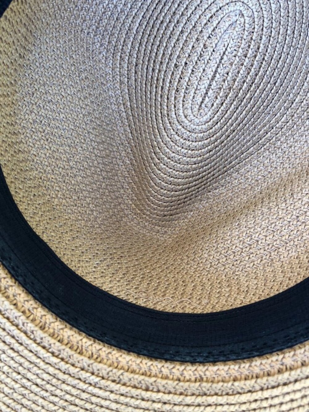 Women's Fedora Hat Wide Brim MEDIUM Beige Cap - Picture 5 of 6